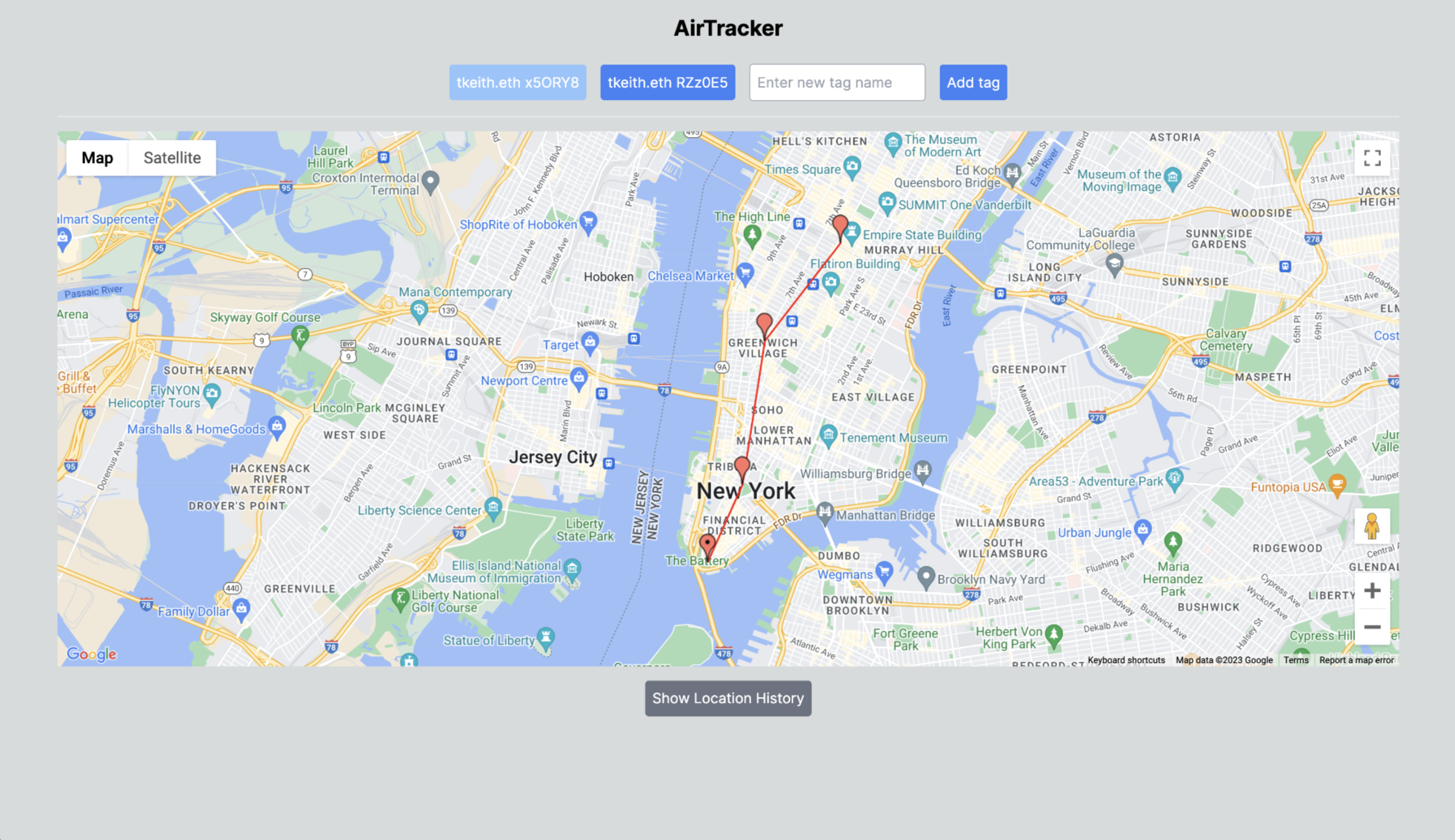 AirTracker UI